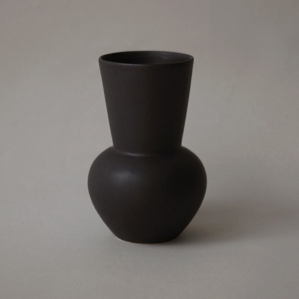 NR ceramics [Outlet|새상품] Plain Vase Large - Night Rain