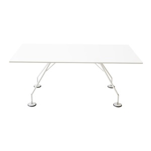 TECNO Nomos Table 160cm - White / White Base (6개월 소요)